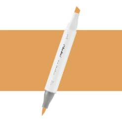 Ohuhu Honolulu Series Individual Marker - Y9 Yellow Ochre (Brush & Chisel Tip)