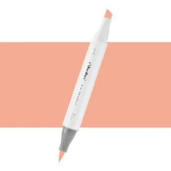 Ohuhu Honolulu YR090 / YR511 Individual Marker - Brush & Chisel (Peach Pie)