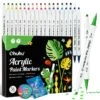 Ohuhu 36 Colors Acrylic Paint Markers: Dual-Tipped Fine & Dot Paint Pens -Ohuhu Store brushdotacry1
