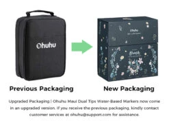 Ohuhu Maui Dual Tip Water-Based Art Markers - 60 Vibrant Colors Set -Ohuhu Store maui notice