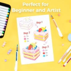 Ohuhu Direct-Ink Acrylic Markers - 24 Professional Colors (Nahuku Series) -Ohuhu Store nahuku 24 0 8