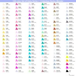 Ohuhu Oahu 120 Colors Dual Tip Alcohol Art Markers Set -Ohuhu Store oahu120colormarka 1 1