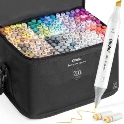 Ohuhu Oahu 200 Colors Dual Tip Alcohol Art Markers - Fine & Chisel Set -Ohuhu Store oahu200 719264a4 4a7f 456e aeb4 f7818498397e
